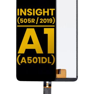 OLED Display ohne Rahmen für Alcatel Insight (5005R / 2019) / TCL A1 (A501DL) (professionell aufgearbeitet) (Black (Schwarz))