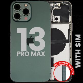 Rückgehäuse mit Kleinteilen für iPhone 13 Pro Max (EU / globale Version) (ausgebautes Originalteil: Grade B) (Alpine Green)