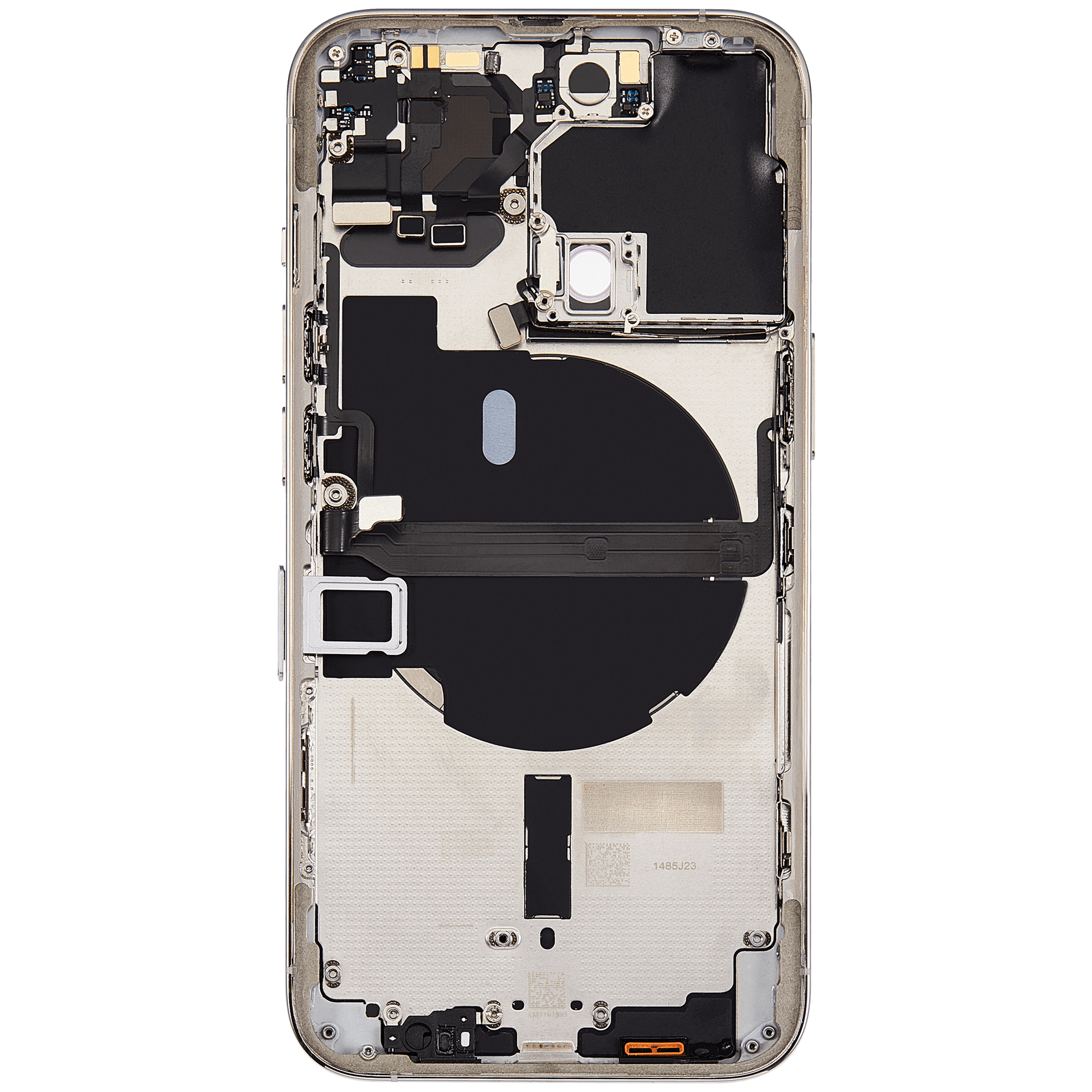 Rückgehäuse mit Kleinteilen für iPhone 13 Pro (EU / globale Version) (ausgebautes Originalteil: Grade B) (Silver (Silber)) – Bild 3