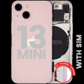 Rückgehäuse mit Kleinteilen für iPhone 13 Mini (EU / globale Version) (ausgebautes Originalteil: Grade B) (Pink (Rosa))