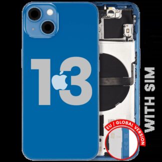 Rückgehäuse mit Kleinteilen für iPhone 13 (EU / globale Version) (ausgebautes Originalteil: Grade B) (Blue (Blau))
