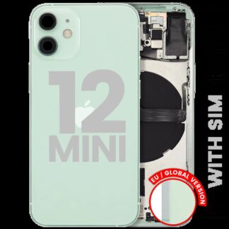 Rückgehäuse mit Kleinteilen für iPhone 12 Mini (EU / globale Version) (ausgebautes Originalteil: Grade C) (Green (Grün))