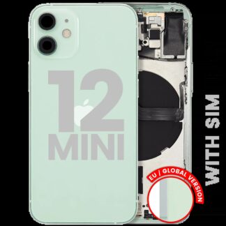 Rückgehäuse mit Kleinteilen für iPhone 12 Mini (EU / globale Version) (ausgebautes Originalteil: Grade B) (Green (Grün))