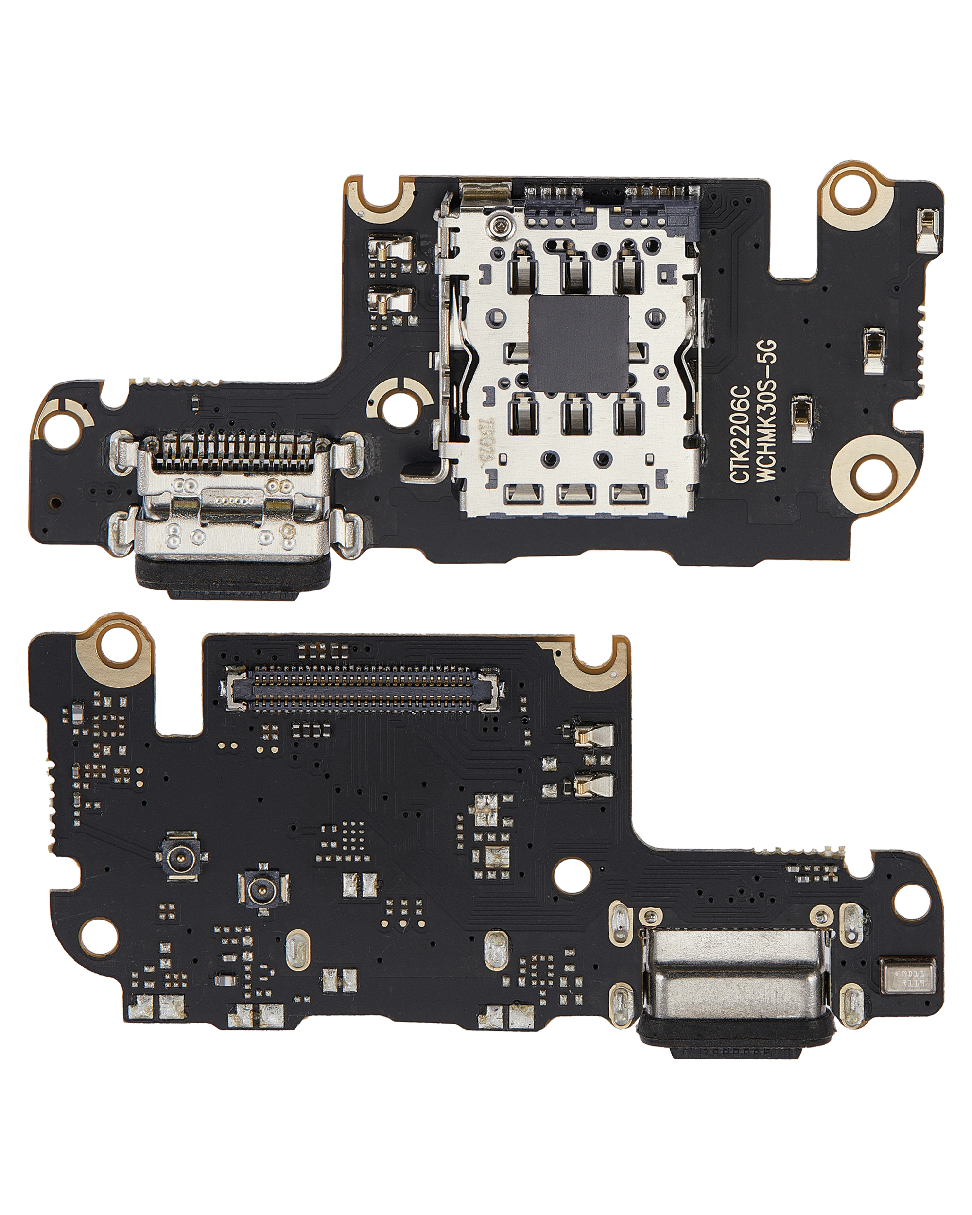 Ladebuchse mit SIM-Kartenleser für Xiaomi Redmi K30S / Mi 10T / Mi 10T Pro 5G (Aftermarket) – Bild 2