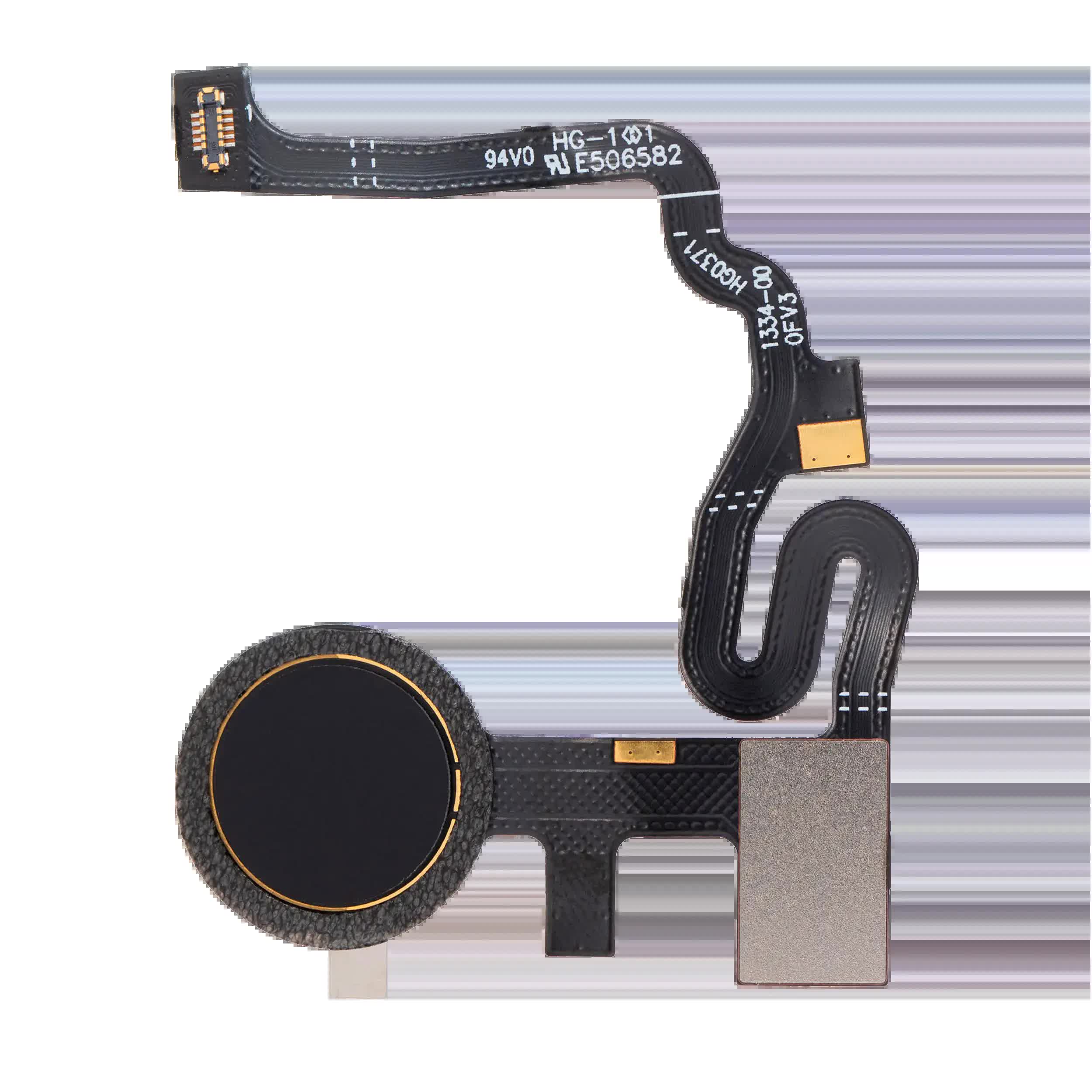 Fingerabdrucksensor mit Flexkabel für Google Pixel 4a / 4a 5G (Original) (Just Black)
