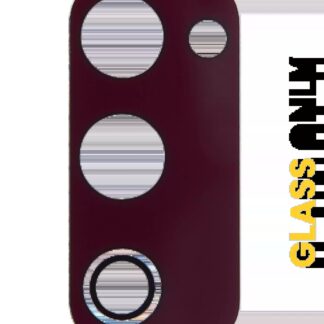 Rückkamera-Glas (nur Glas) mit Klebefolie für Samsung Galaxy S20 FE 4G / 5G (Cloud Red)