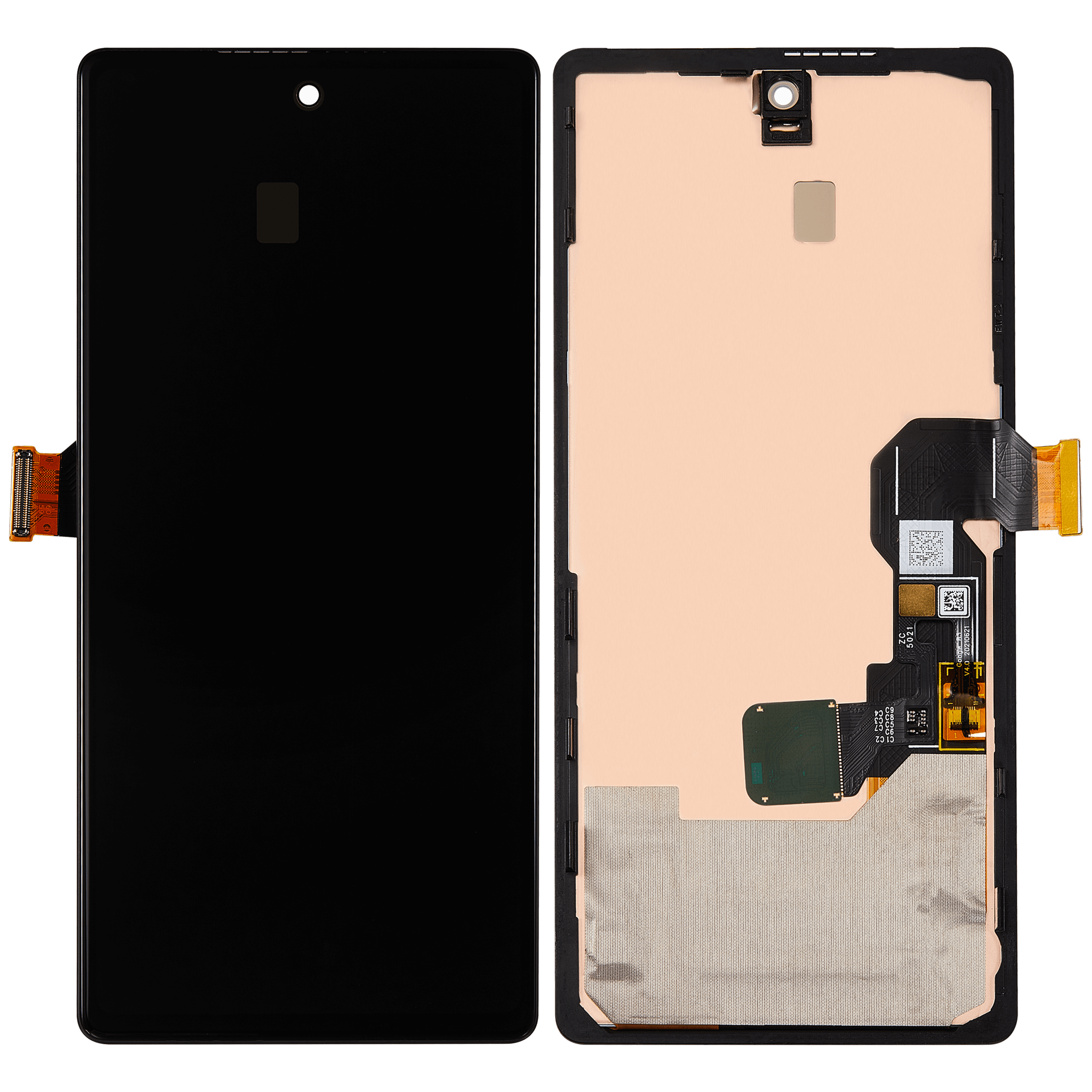 OLED Display mit Rahmen (mit Fingerprint Sensor) für Google Pixel 6A (Original) – Bild 2