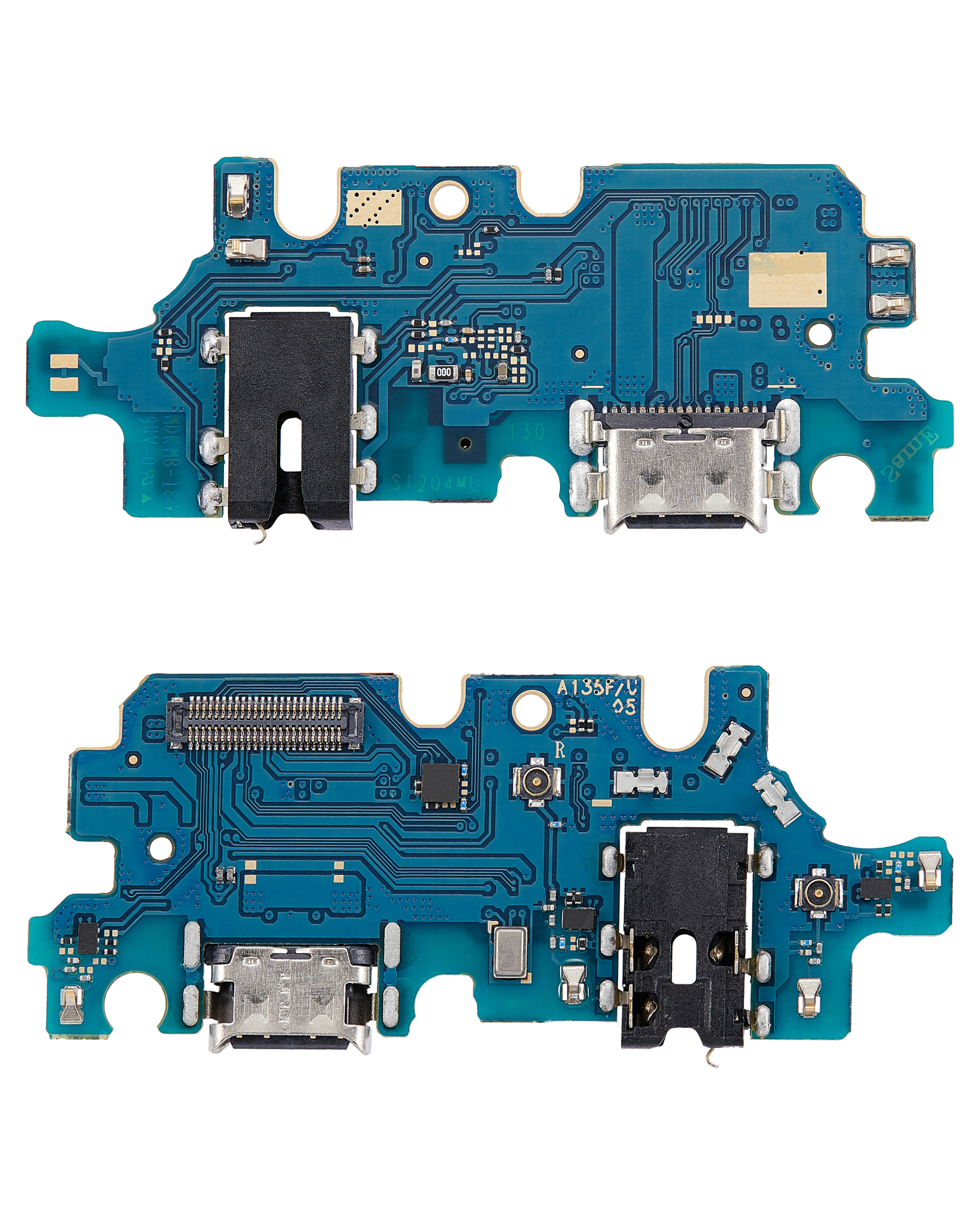 Ladebuchse mit Kopfhörerbuchse für Samsung Galaxy A13 (A135 / 2022) (Aftermarket Plus) – Bild 2