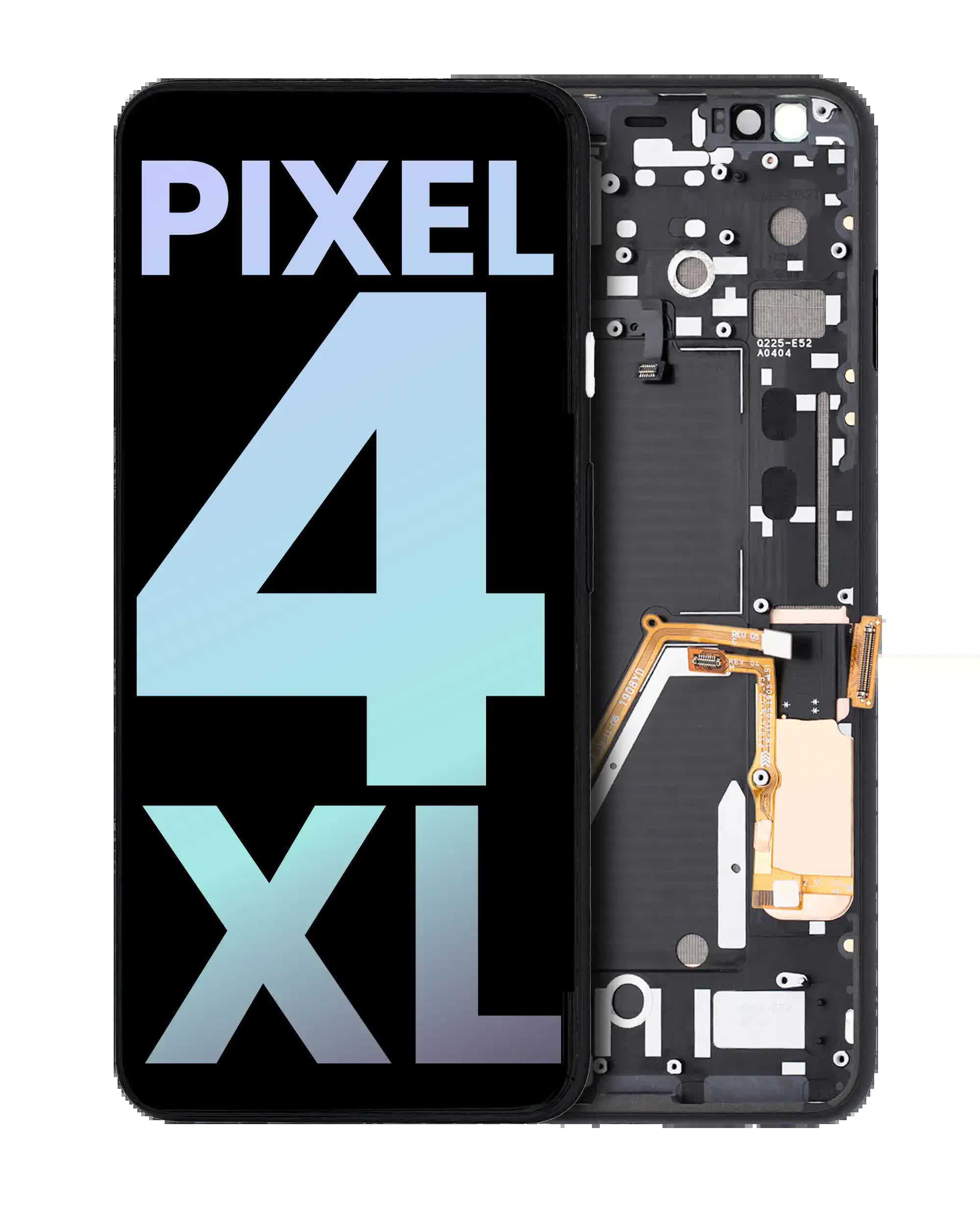OLED Display mit Rahmen für Google Pixel 4 XL (Original) (Clearly White Powerbutton)