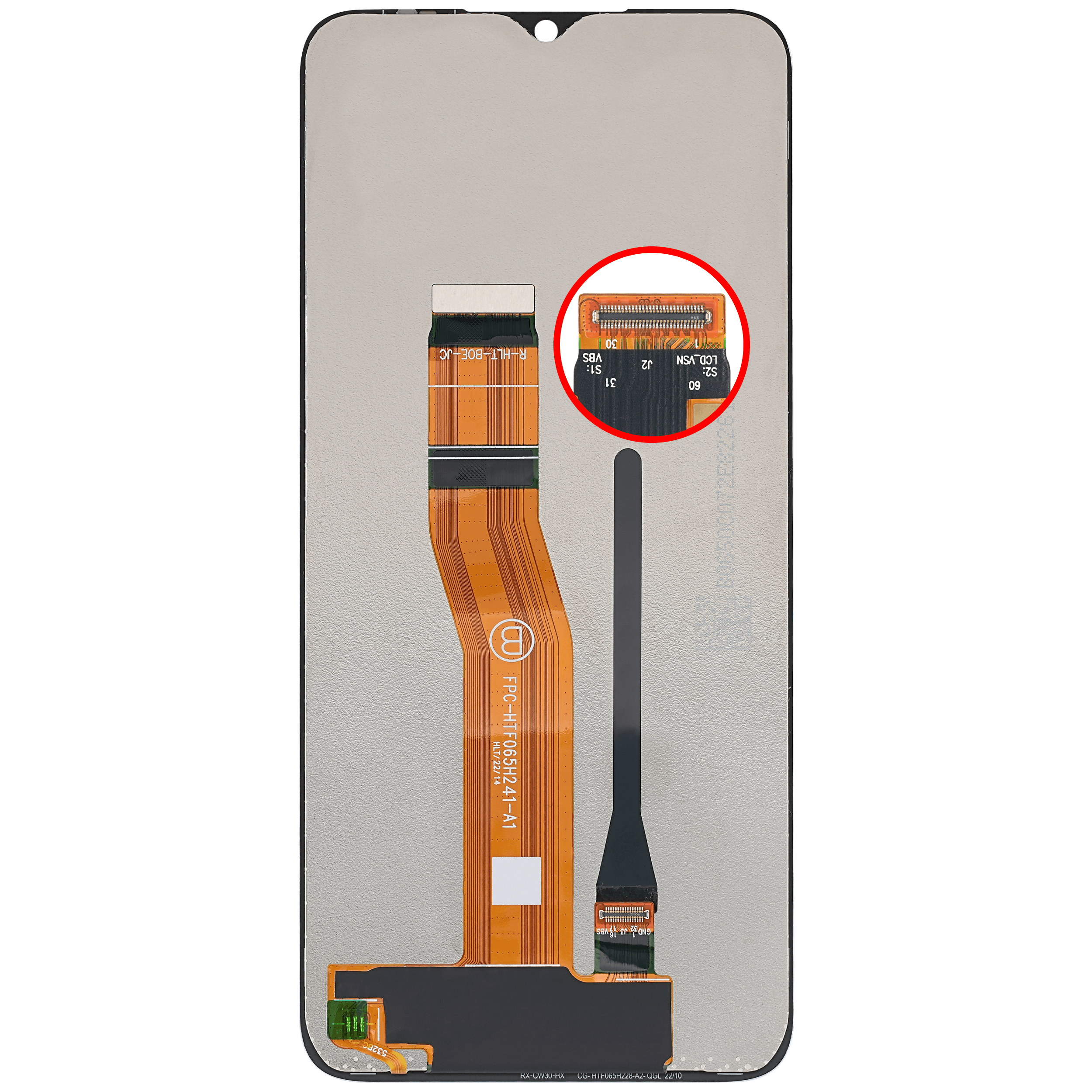 LCD Display ohne Rahmen für Honor X6 / X6S / X8 5G / Play 6C / 70 lite 5G (professionell aufgearbeitet) – Bild 4