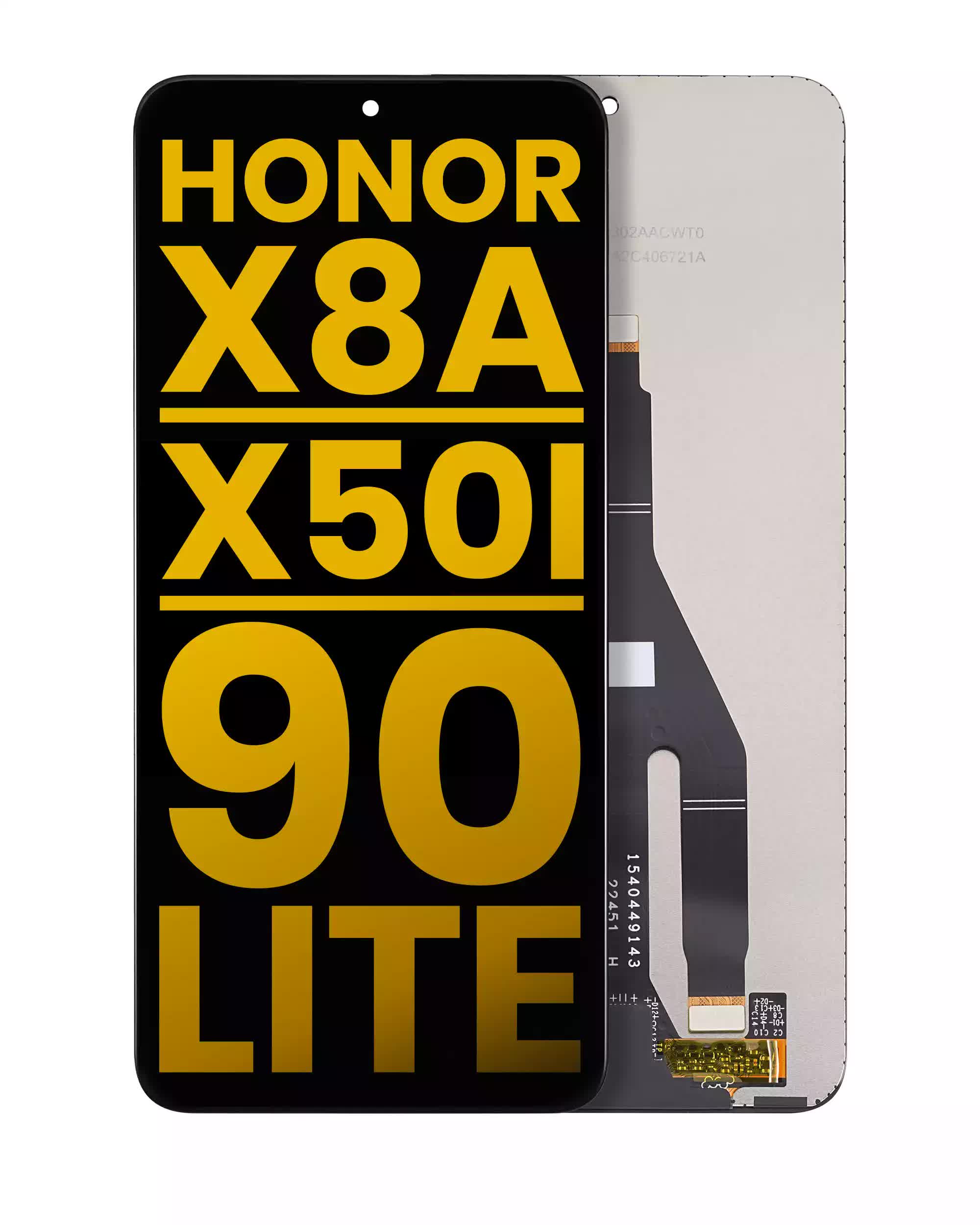 LCD Display ohne Rahmen für Honor X8A / X50i / 90 Lite (professionell aufgearbeitet)