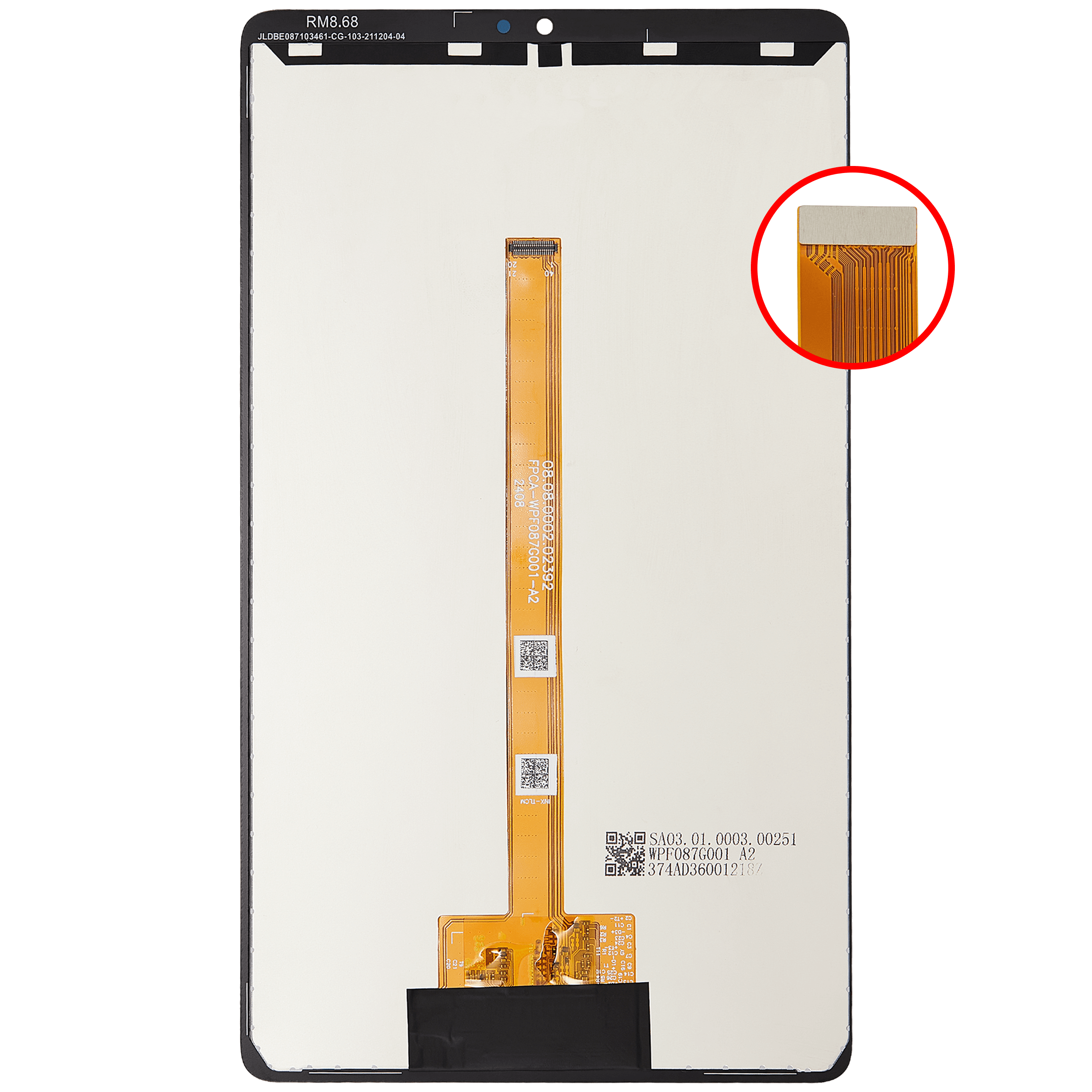 LCD Display ohne Rahmen für Samsung Galaxy Tab A9 (X110) (2023) (nur WiFi) (professionell aufgearbeitet) (Black (Schwarz)) – Bild 4