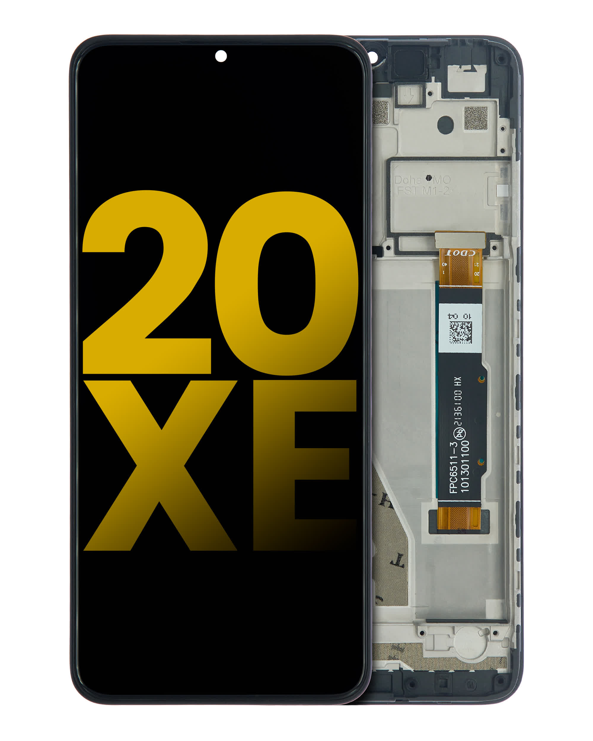 LCD Display mit Rahmen für TCL 20 XE (professionell aufgearbeitet)
