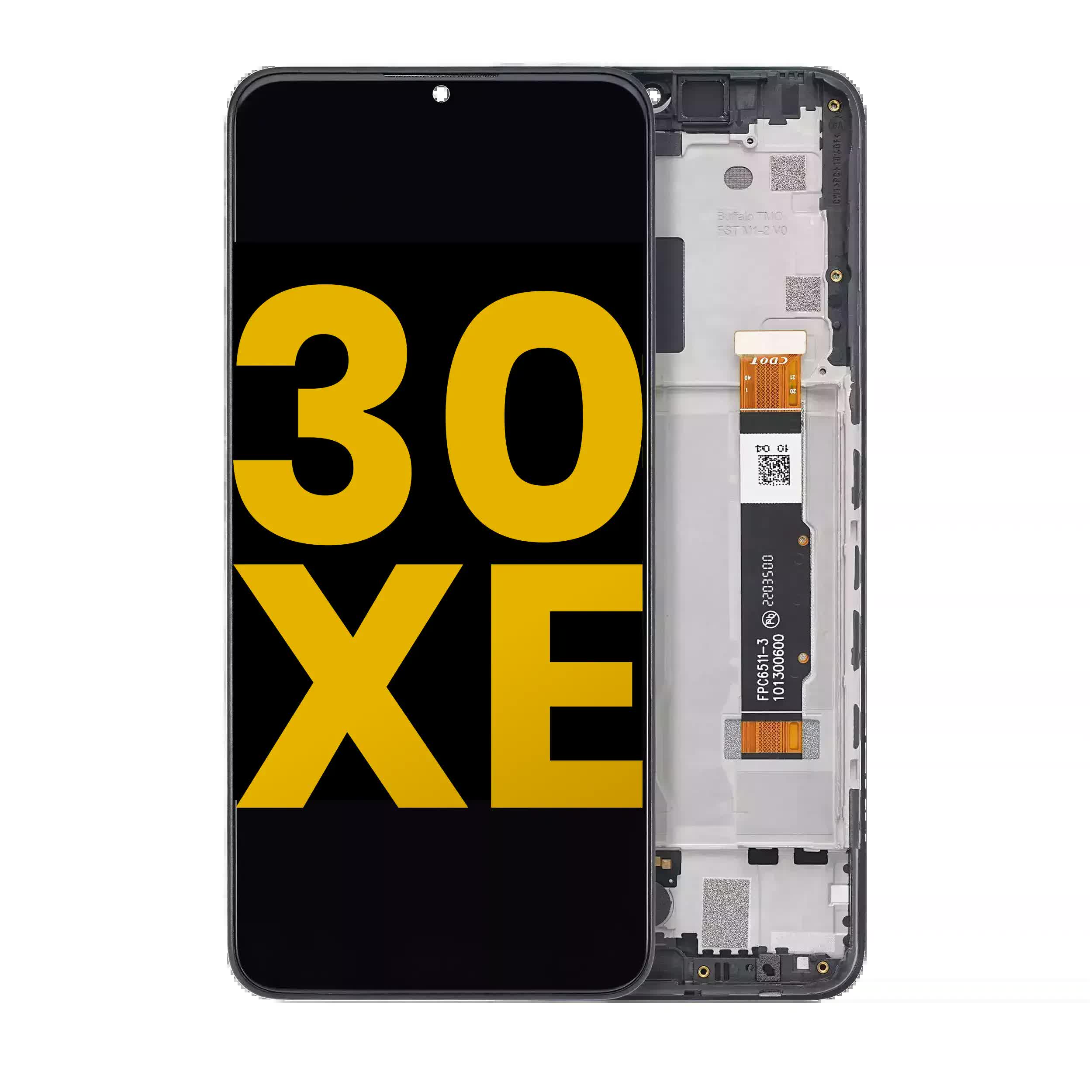 LCD Display mit Rahmen für TCL 30 XE 5G (professionell aufgearbeitet)