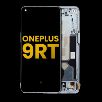 OLED Display mit Rahmen für OnePlus 9RT 5G (professionell aufgearbeitet) (Blue (Blau))
