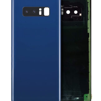 Rückdeckelglas mit Kameraglas für Samsung Galaxy Note 8 (Service Pack) (Deepsea Blue)