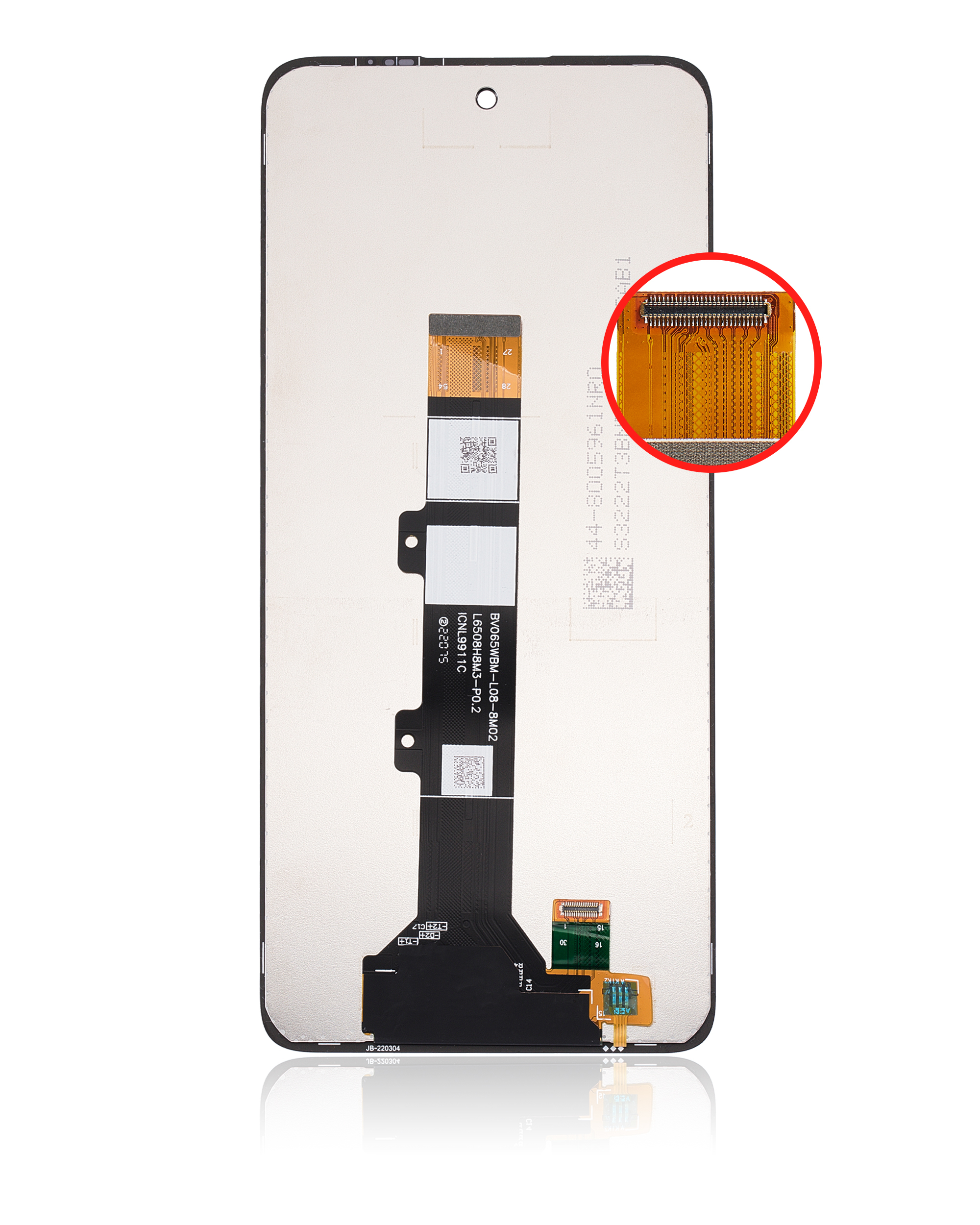 LCD Display ohne Rahmen für Motorola Moto G22 (XT2231 / 2022) / E32s (XT2229 / 2022)(professionell aufgearbeitet) – Bild 4