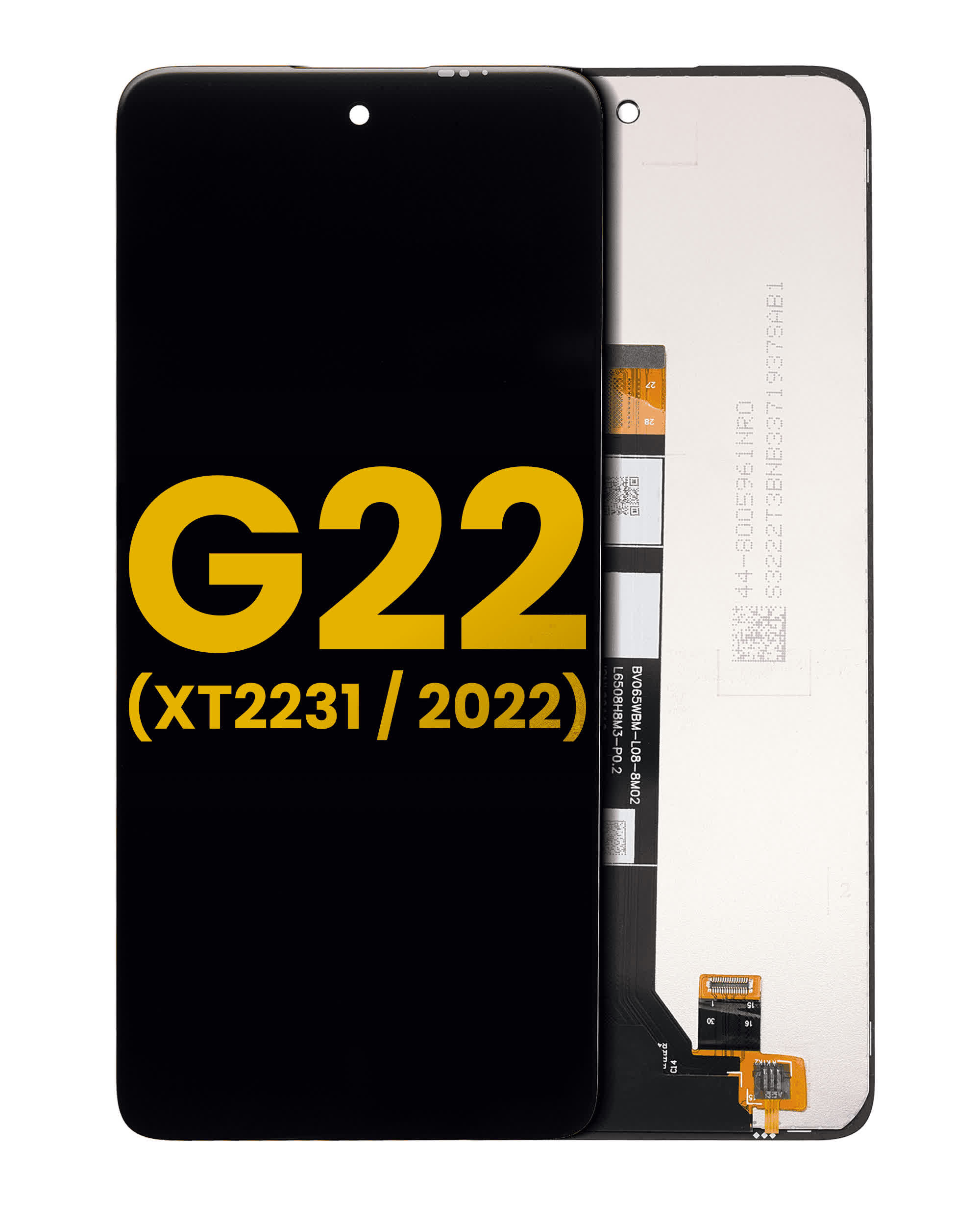 LCD Display ohne Rahmen für Motorola Moto G22 (XT2231 / 2022) / E32s (XT2229 / 2022)(professionell aufgearbeitet)