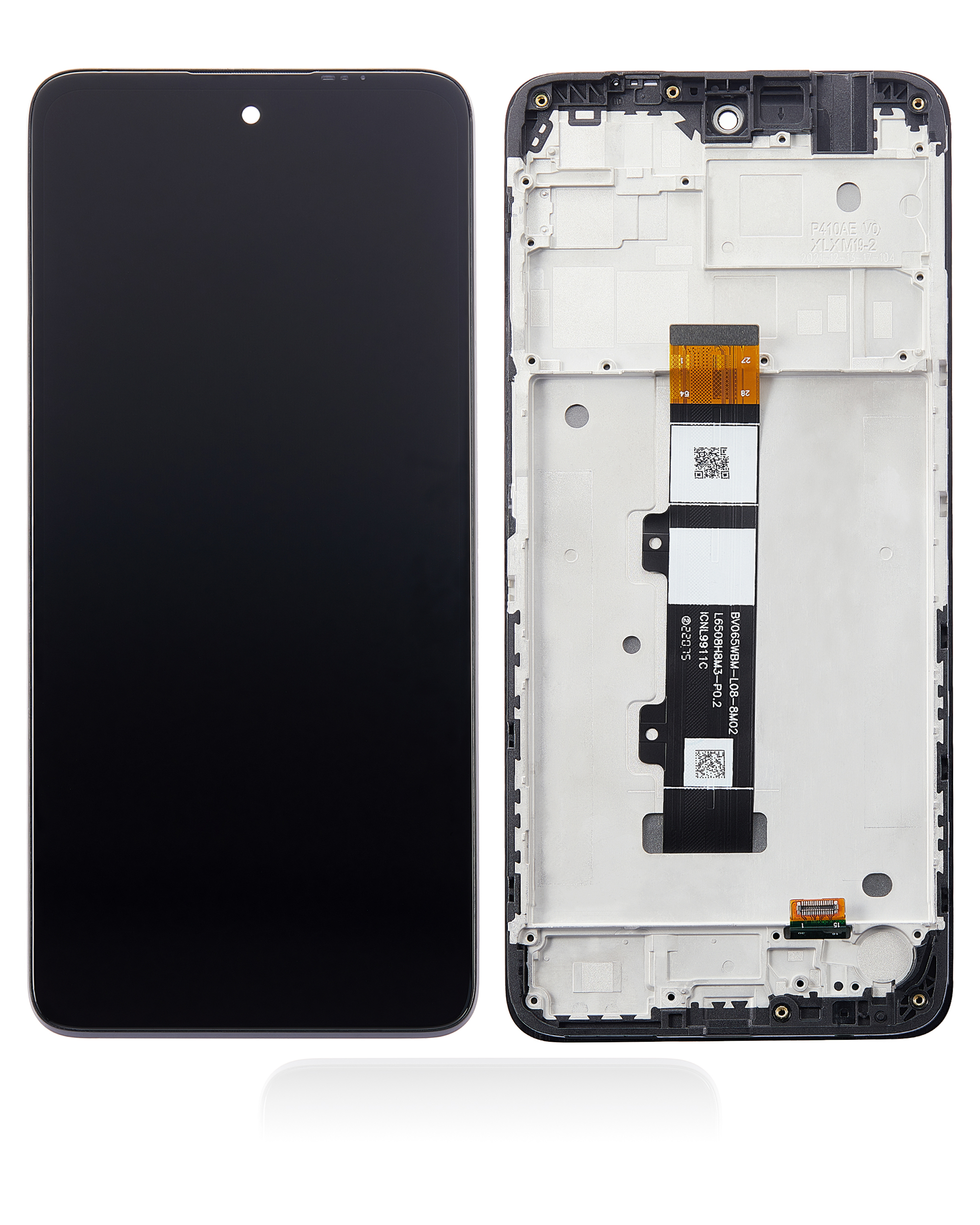 LCD Display mit Rahmen für Motorola Moto G22 (XT2231 / 2022) (professionell aufgearbeitet) – Bild 2