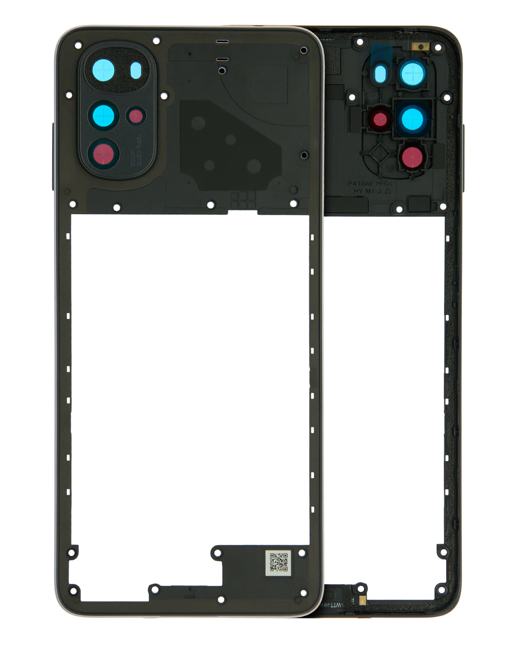 Mittelrahmen für Motorola Moto G22 (XT2231 / 2022) (Cosmic Black)