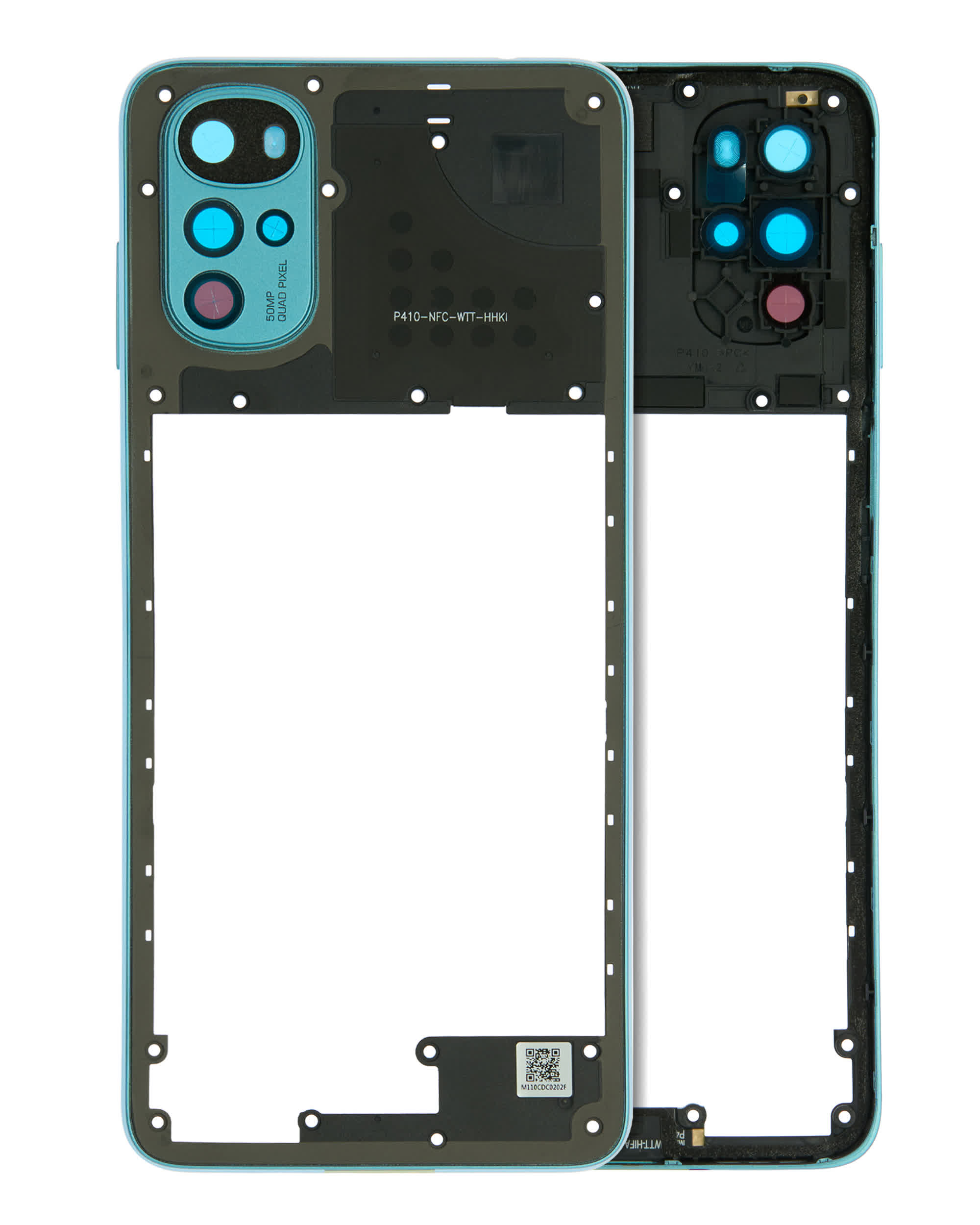 Mittelrahmen für Motorola Moto G22 (XT2231 / 2022) (Iceberg Blue)