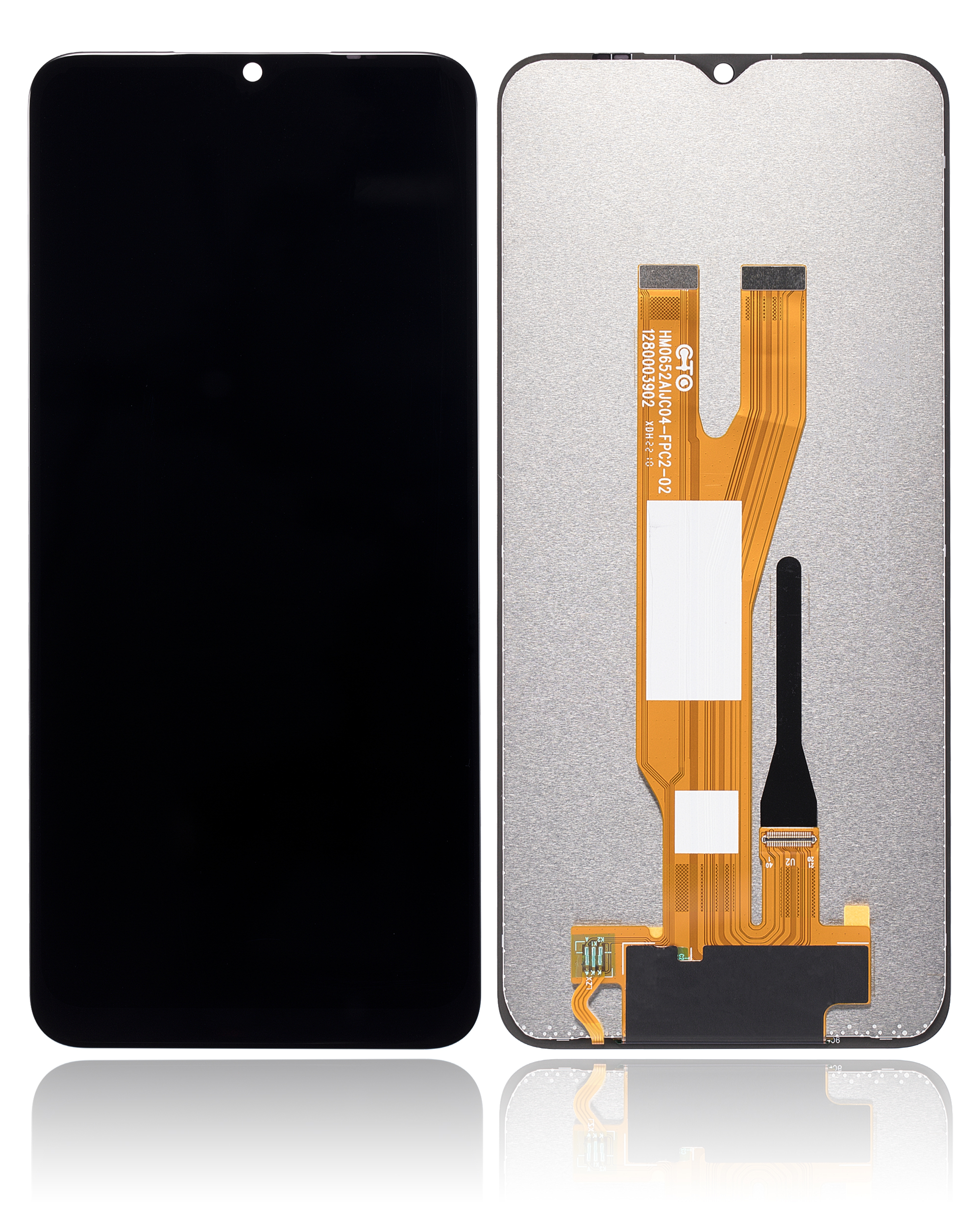 LCD Display ohne Rahmen für Samsung Galaxy A03 Core (A032 / 2021) (professionell aufgearbeitet) (Black (Schwarz)) – Bild 2