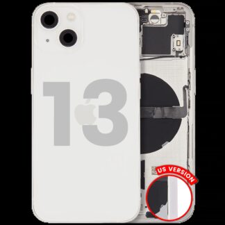 Rückgehäuse mit Kleinteilen für iPhone 13 (US-Version) (ausgebautes Originalteil: Grade B) (Starlight)