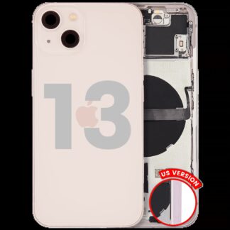 Rückgehäuse mit Kleinteilen für iPhone 13 (US-Version) (ausgebautes Originalteil: Grade B) (Pink (Rosa))