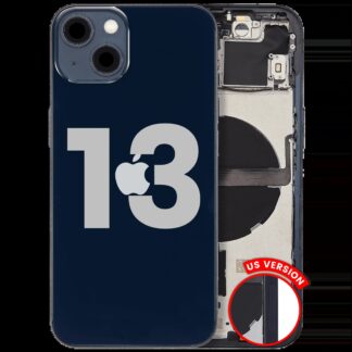 Rückgehäuse mit Kleinteilen für iPhone 13 (US-Version) (ausgebautes Originalteil: Grade C) (Midnight)
