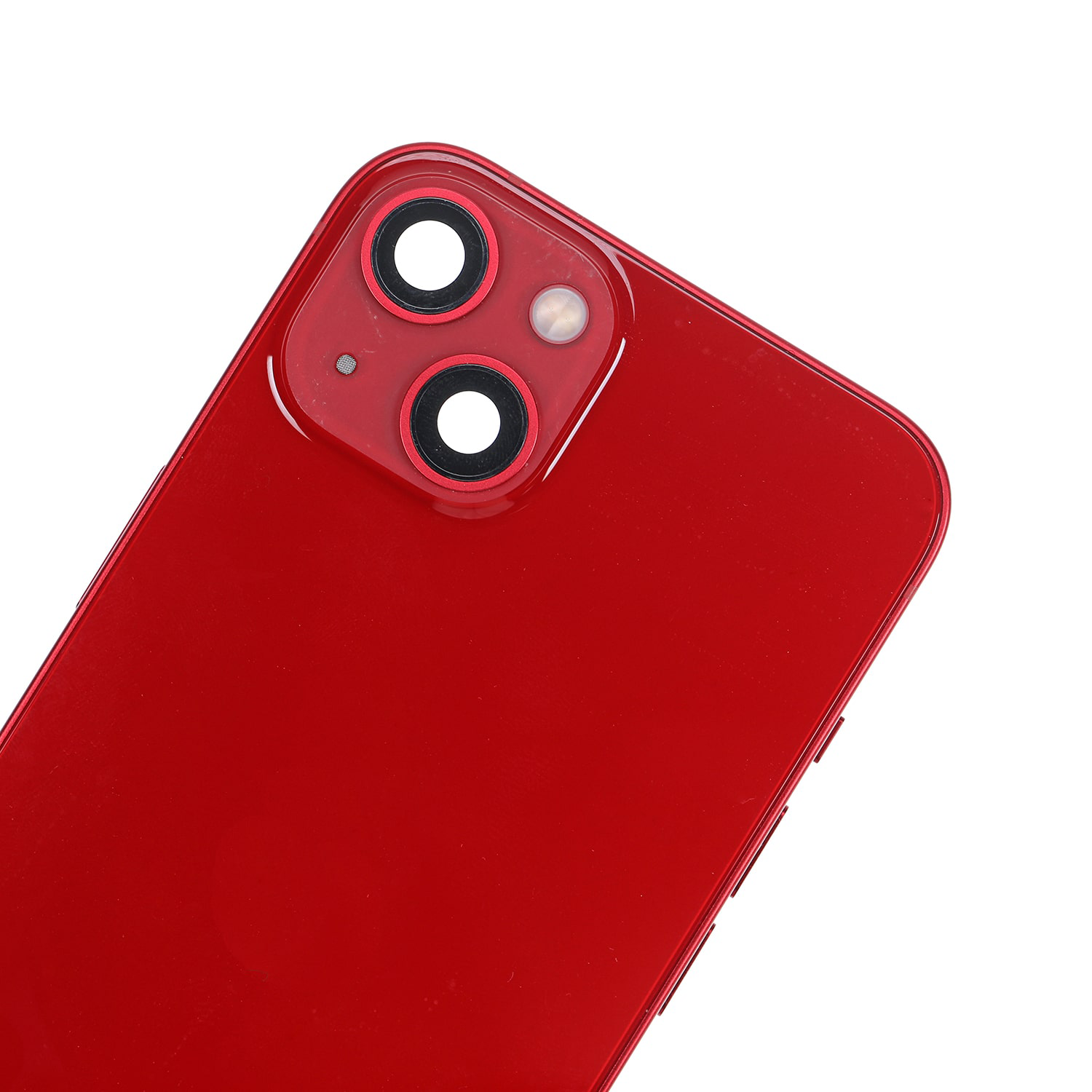 Rückgehäuse mit Kleinteilen für iPhone 13 (US-Version) (ausgebautes Originalteil: Grade C) (Red (Rot)) – Bild 4