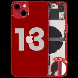 Rückgehäuse mit Kleinteilen für iPhone 13 (US-Version) (ausgebautes Originalteil: Grade C) (Red (Rot))