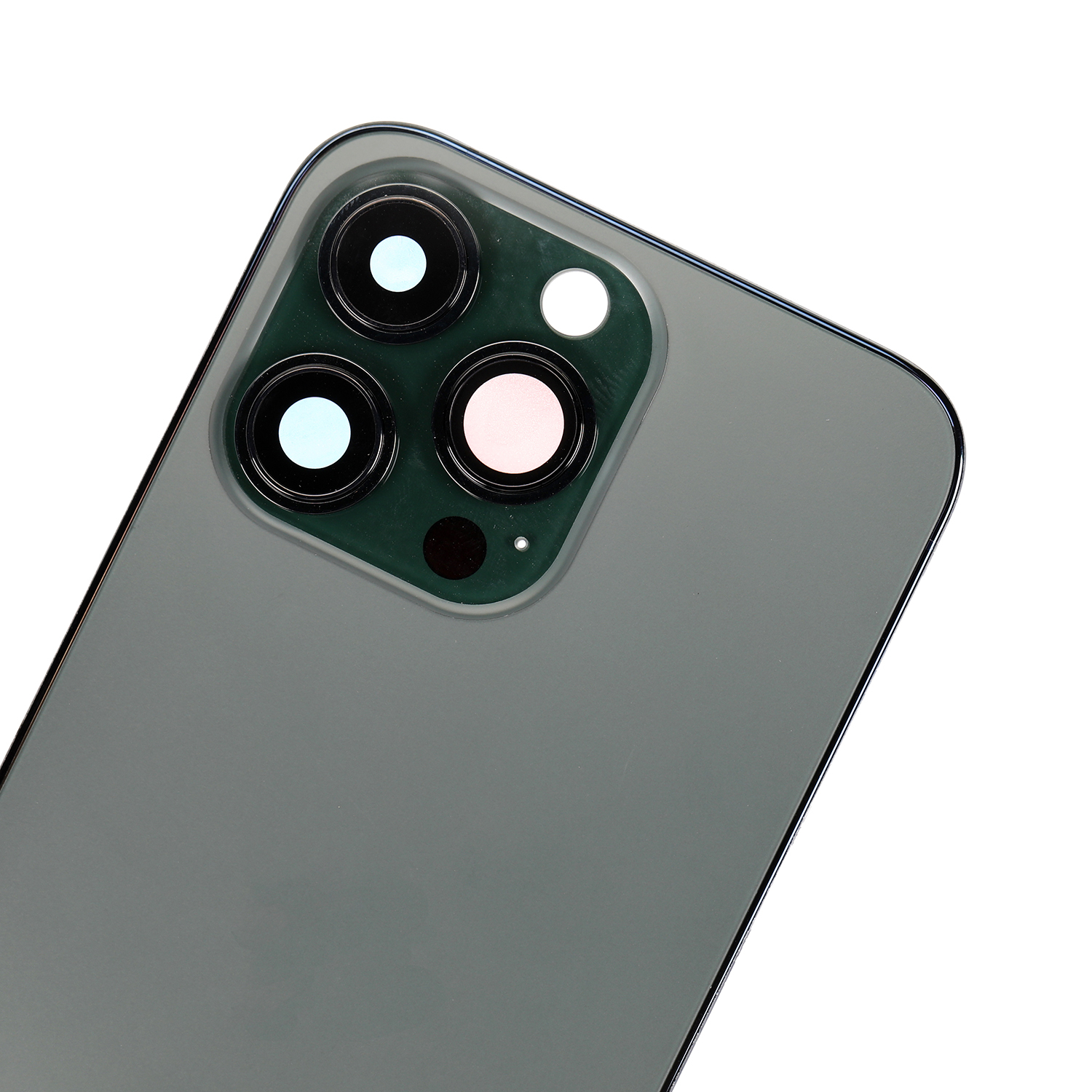 Rückgehäuse mit Kleinteilen für iPhone 13 Pro (US-Version) (ausgebautes Originalteil: Grade B) (Alpine Green) – Bild 4