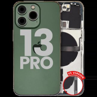 Rückgehäuse mit Kleinteilen für iPhone 13 Pro (US-Version) (ausgebautes Originalteil: Grade B) (Alpine Green)