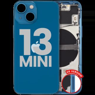 Rückgehäuse mit Kleinteilen für iPhone 13 Mini (US-Version) (ausgebautes Originalteil: Grade B) (Blue (Blau))