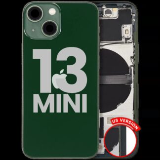 Rückgehäuse mit Kleinteilen für iPhone 13 Mini (US-Version) (ausgebautes Originalteil: Grade B) (Green (Grün))