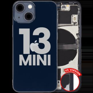 Rückgehäuse mit Kleinteilen für iPhone 13 Mini (US-Version) (ausgebautes Originalteil: Grade C) (Midnight)