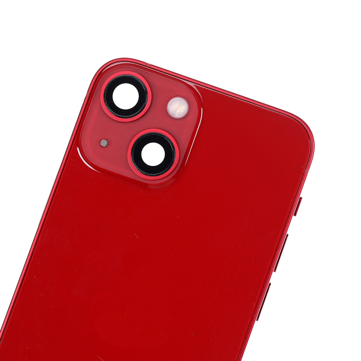 Rückgehäuse mit Kleinteilen für iPhone 13 Mini (US-Version) (ausgebautes Originalteil: Grade C) (Red (Rot)) – Bild 4