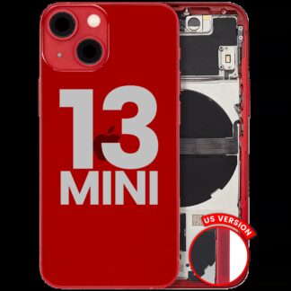 Rückgehäuse mit Kleinteilen für iPhone 13 Mini (US-Version) (ausgebautes Originalteil: Grade C) (Red (Rot))