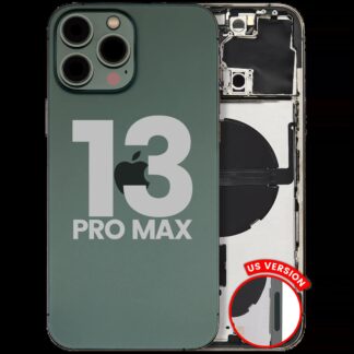 Rückgehäuse mit Kleinteilen für iPhone 13 Pro Max (US-Version) (ausgebautes Originalteil: Grade B) (Alpine Green)