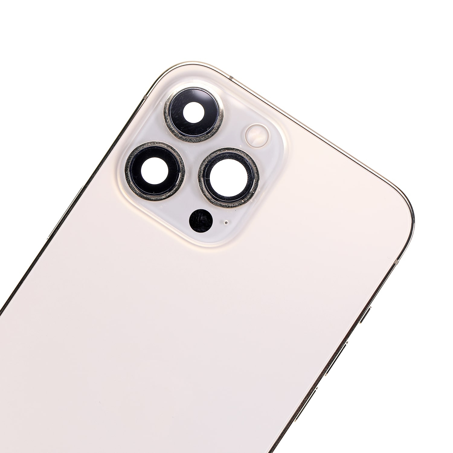 Rückgehäuse mit Kleinteilen für iPhone 13 Pro Max (US-Version) (ausgebautes Originalteil: Grade C) (Gold) – Bild 4