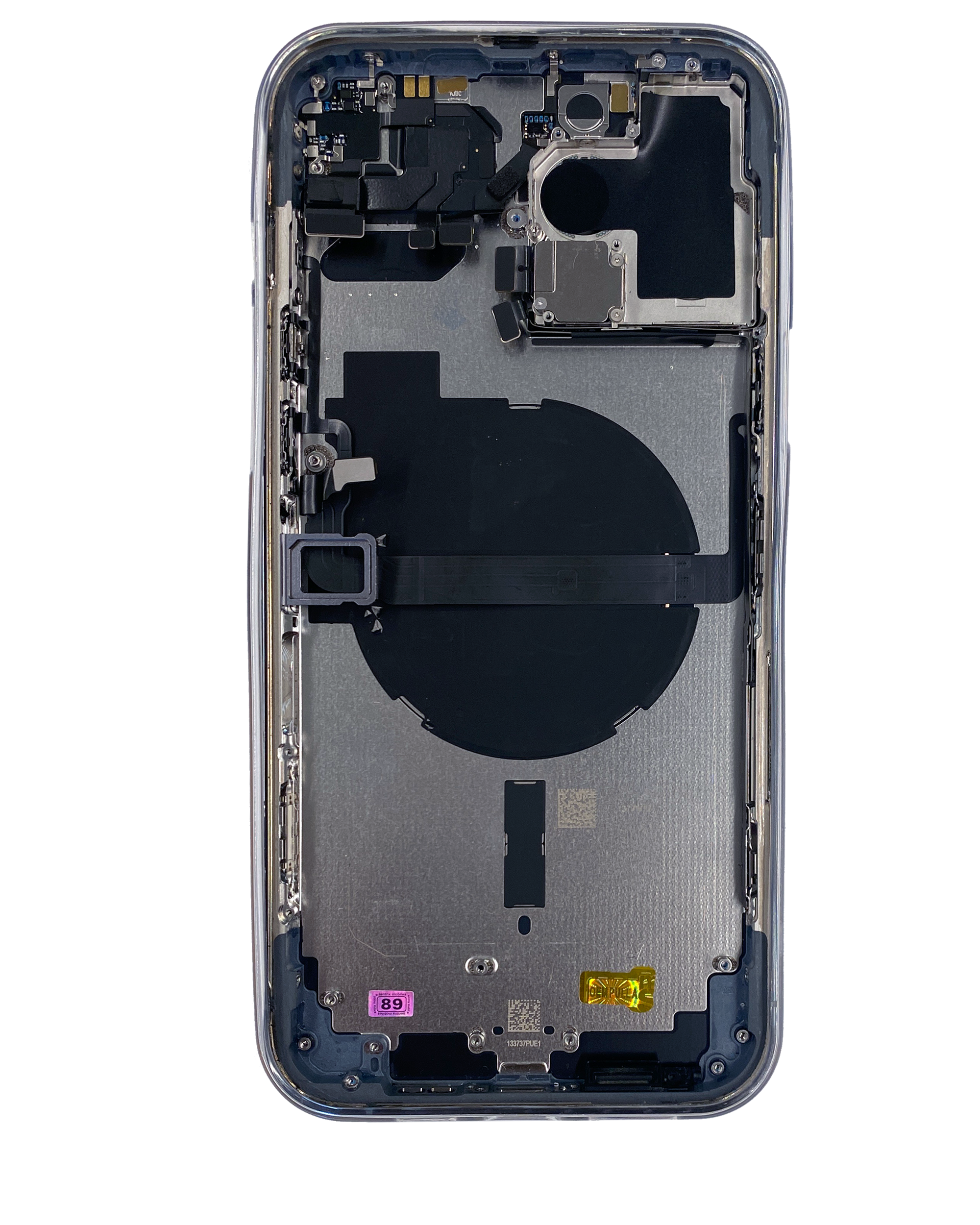 Rückgehäuse mit Kleinteilen für iPhone 13 Pro Max (US-Version) (ausgebautes Originalteil: Grade C) (Sierra Blue) – Bild 2