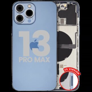 Rückgehäuse mit Kleinteilen für iPhone 13 Pro Max (US-Version) (ausgebautes Originalteil: Grade C) (Sierra Blue)