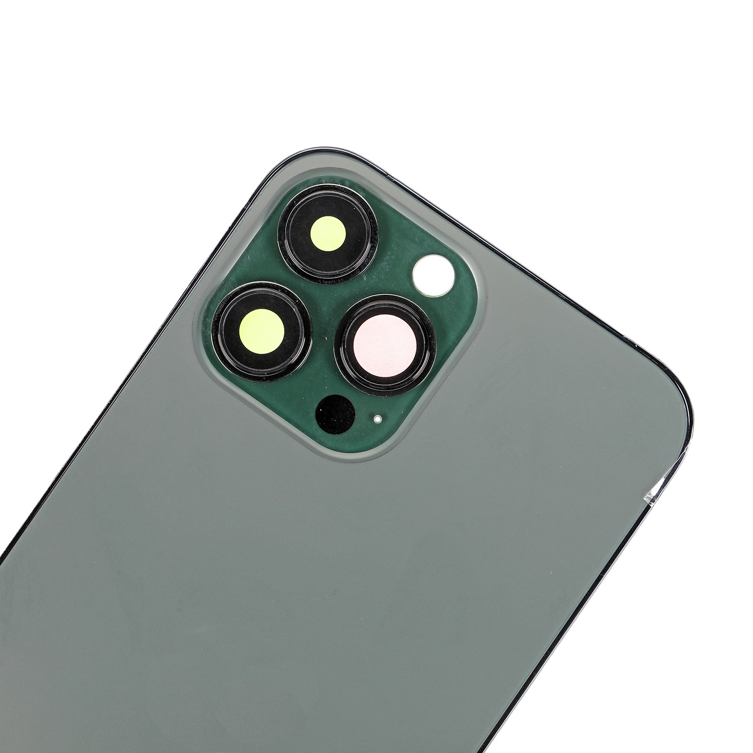 Rückgehäuse mit Kleinteilen für iPhone 13 Pro Max (US-Version) (ausgebautes Originalteil: Grade C) (Alpine Green) – Bild 4