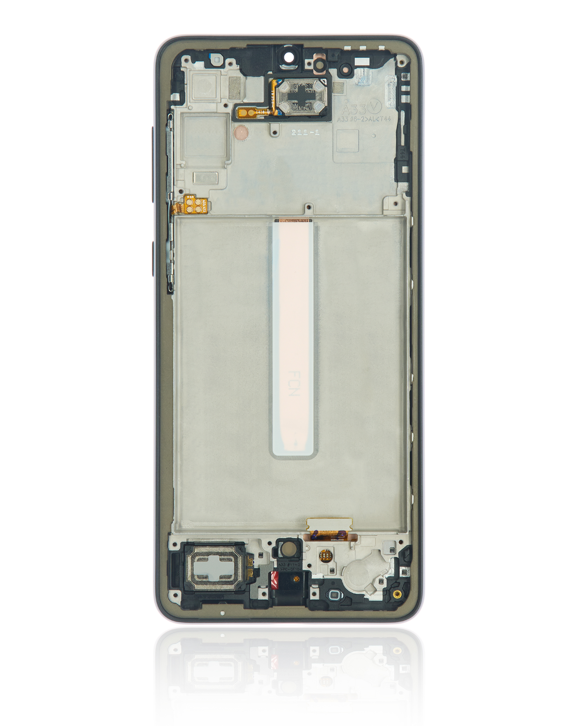 LCD Display mit Rahmen für Samsung Galaxy A33 5G (A336 / 2022) (professionell aufgearbeitet) (Black (Schwarz)) – Bild 4