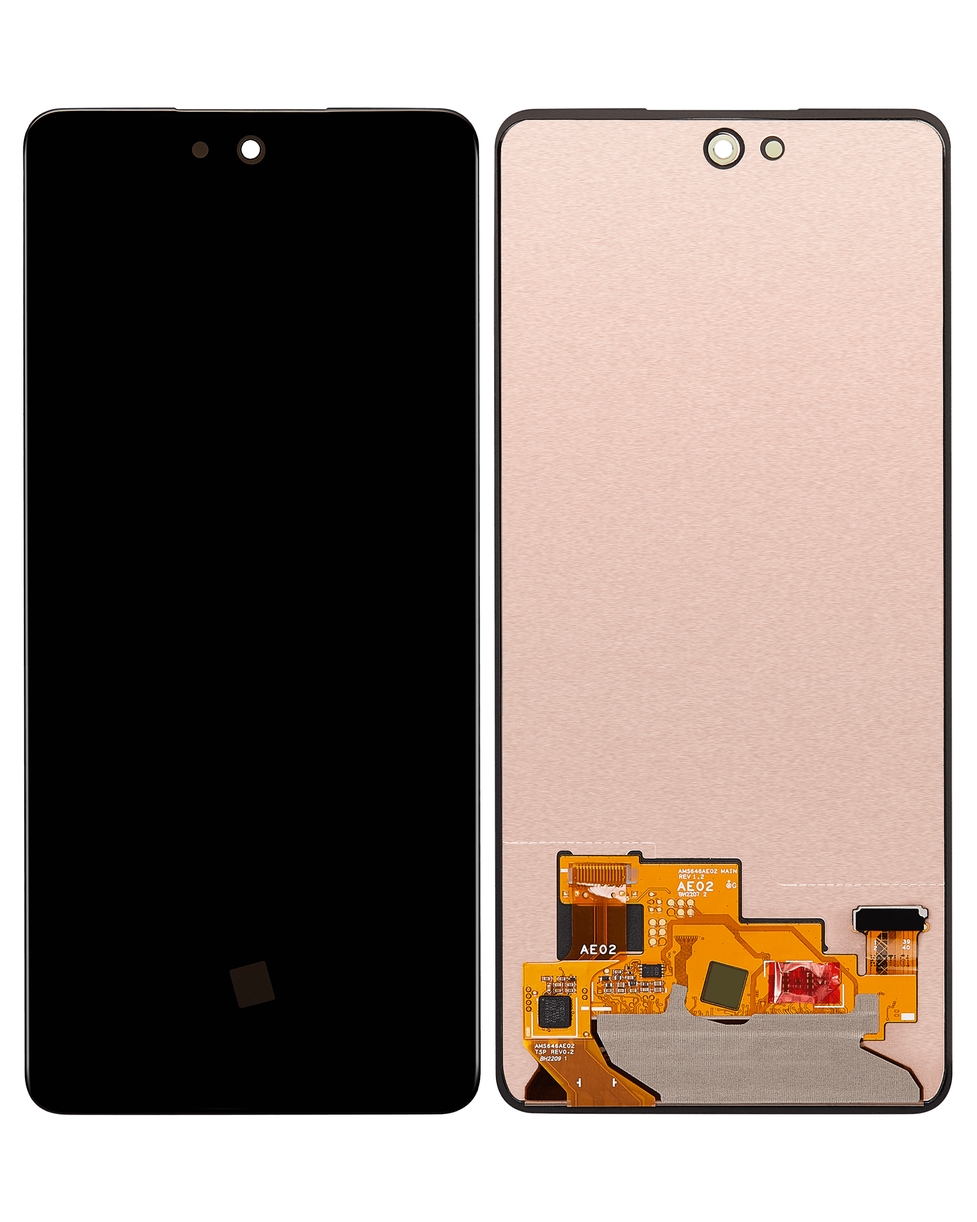 OLED Display ohne Rahmen für Samsung Galaxy A53 5G (A536 / 2022) (professionell aufgearbeitet) – Bild 3