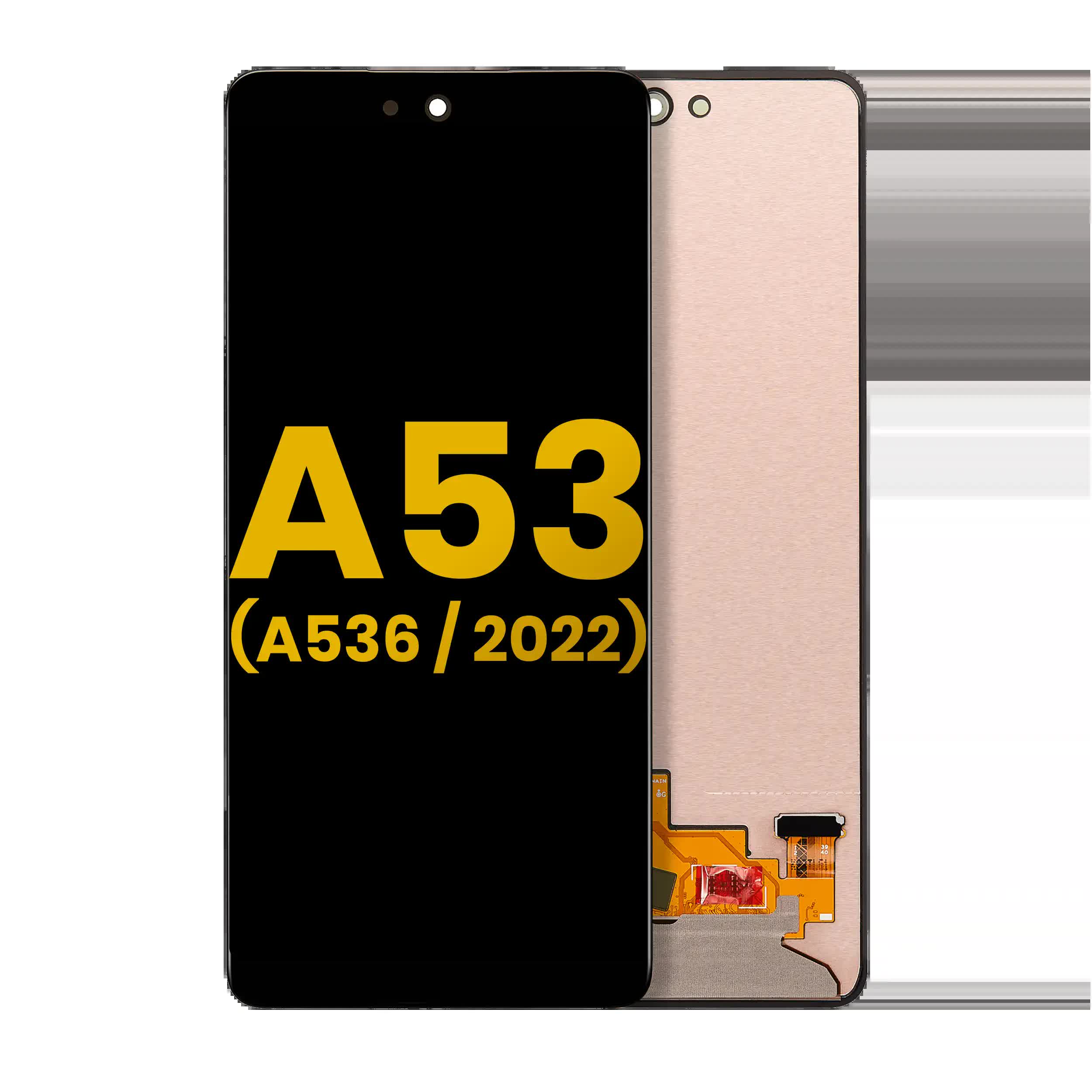 OLED Display ohne Rahmen für Samsung Galaxy A53 5G (A536 / 2022) (professionell aufgearbeitet)