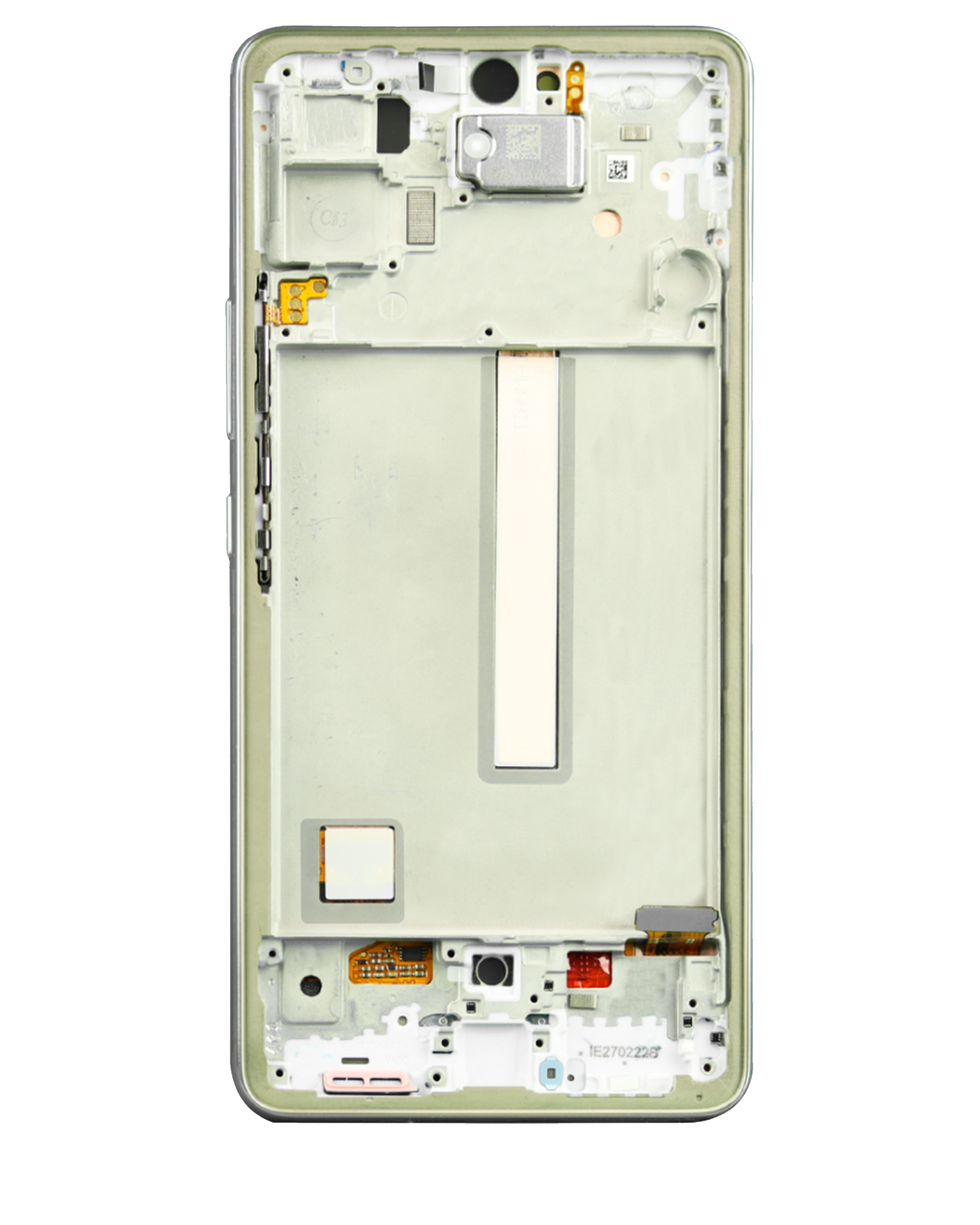 OLED Display mit Rahmen für Samsung Galaxy A53 5G (A536 / 2022) (Service Pack) (White (Weiß)) – Bild 3