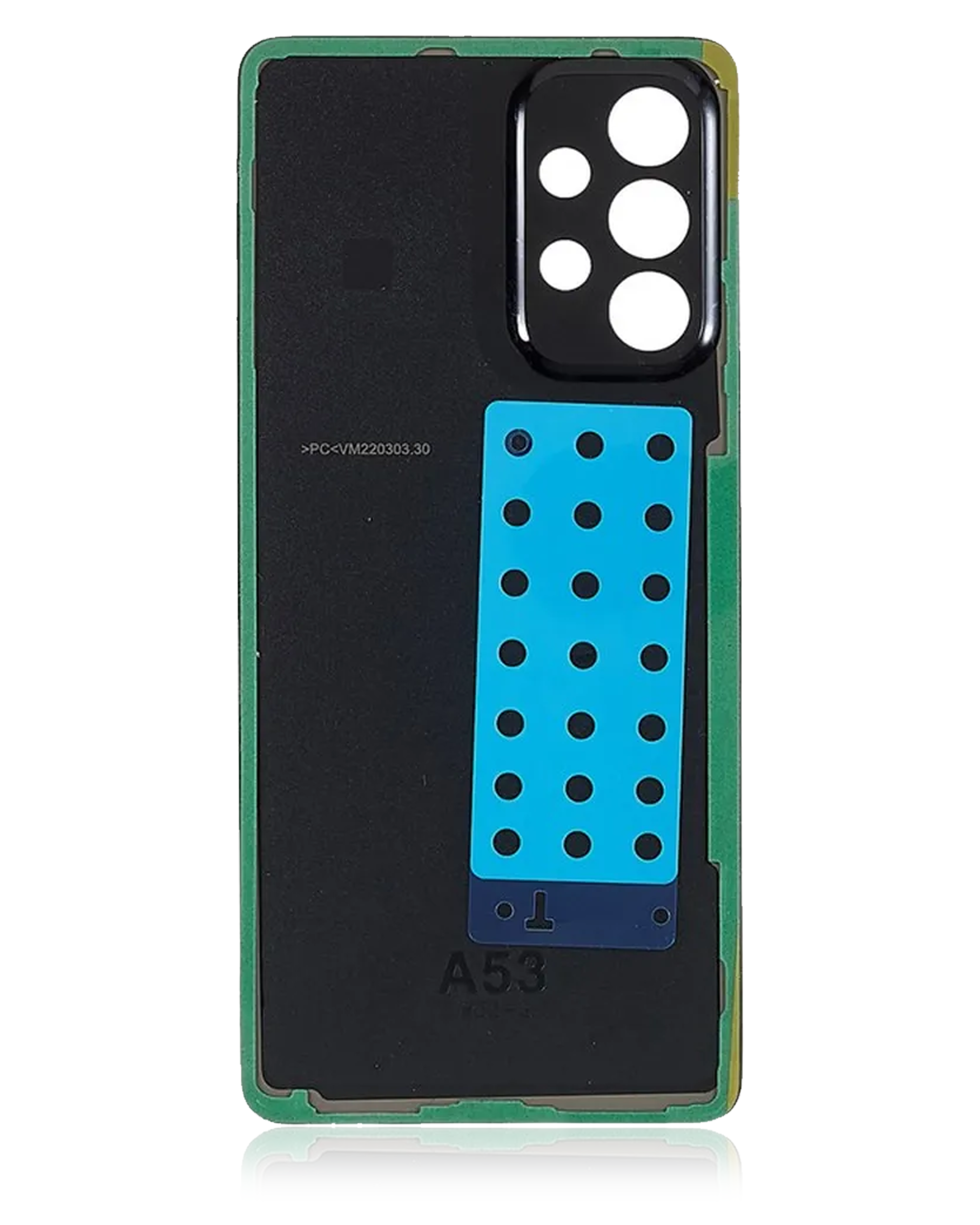 Rückdeckelglas für Samsung Galaxy A53 5G (A536 / 2022) (Aftermarket Plus) (Black (Schwarz)) – Bild 4