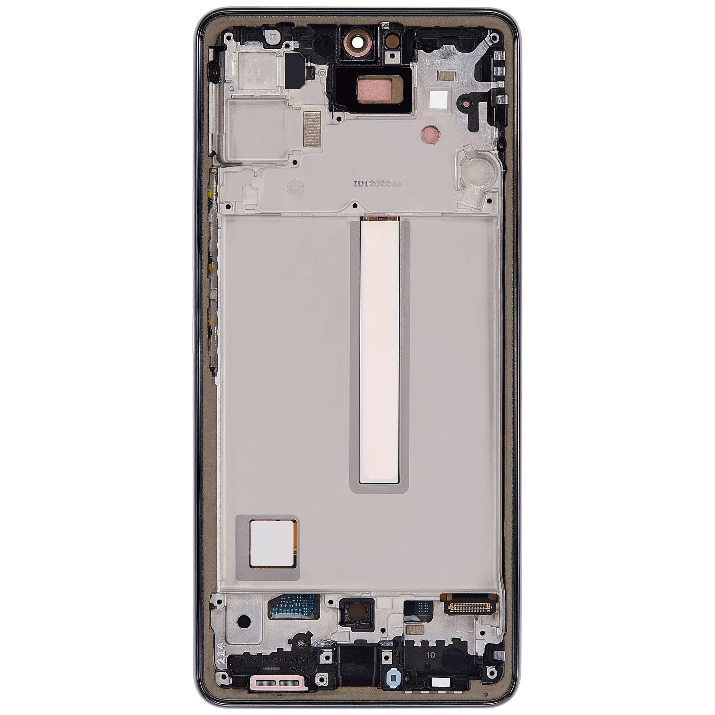 OLED Display mit Rahmen für Samsung Galaxy A53 5G (A536 / 2022) (6.46") (Aftermarket Plus) (Black (Schwarz)) – Bild 4