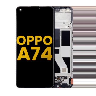 OLED Display mit Rahmen für OPPO A74 4G (professionell aufgearbeitet)